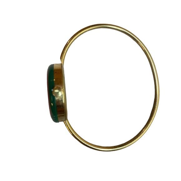 Vintage Gucci Bezel Gold Bangle Watch - Picture 4 of 7